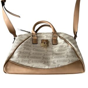 Juicy Couture Eastside Westside Beige Tan Satchel NWOT